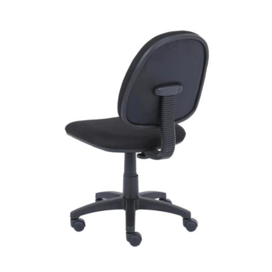 Silla Basica Nextep de Altura Ajustable Tela Negro Base Giratoria