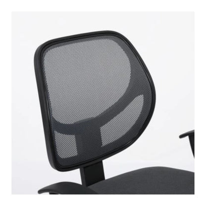 Silla Secretarial Nextep de Altura Ajustable Tela Gris Base Giratoria