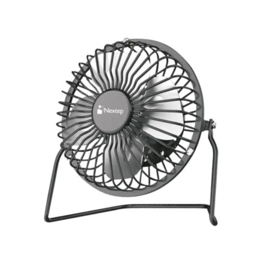 Mini Ventilador Nextep de Escritorio Metalico Conexion USB a 4