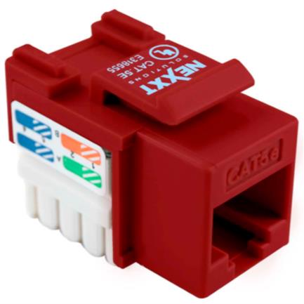 Modulo Sin blindaje Nexxt Solutions Keystone Jack Cat5e Tipo 110 Rojo