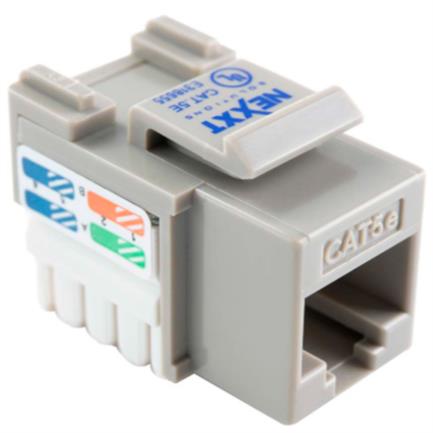 Modulo Sin blindaje Nexxt Solutions Keystone Jack Cat5e Tipo 110 Gris