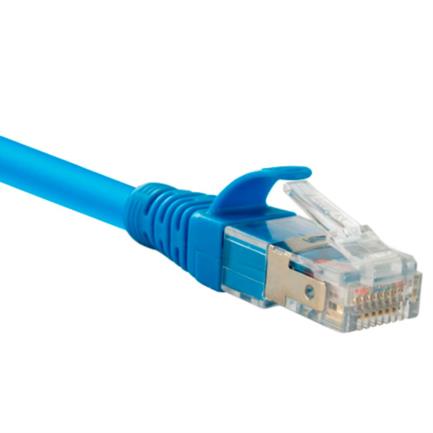 Cable de Conexion Nexxt Solutions U/UTP Cat6A 2 10 Mts LSZH (Compuesto sin Halogeno de Baja Toxicidad) Azul