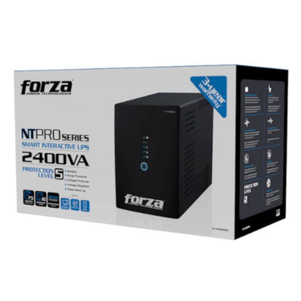 Forza NT-2401PRO Smart UPS 2400VA/1200W 120V 10-NEMA RJ45