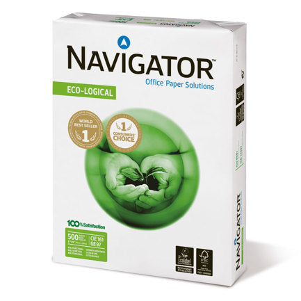 Papel Cortado Navigator Tamaño Carta 97% de Blancura 70grs Caja c/5000 hojas