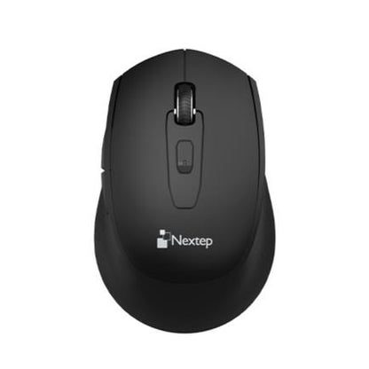 Mouse Nextep Bluetooth Color Negro 1600 Dpi Bateria Incluida