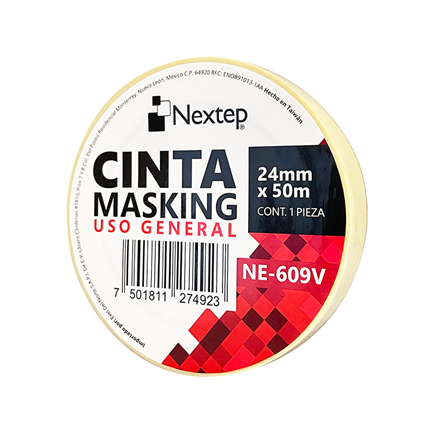 Cinta Nextep Masking Uso General 24 mm x 50 mts