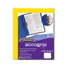 Carpeta acco grip t3 sh-964 carta amarillo c/4