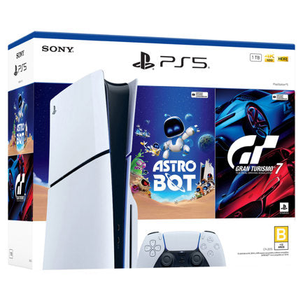 Playstation Paquete PS5 con Astro Bot y Gran Turismo 7