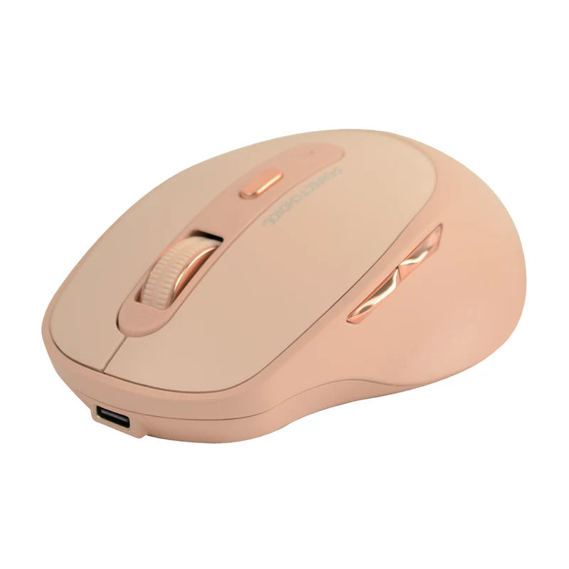 Mouse Inalámbrico Recargable Clic Silencioso Clix | Color Rosa