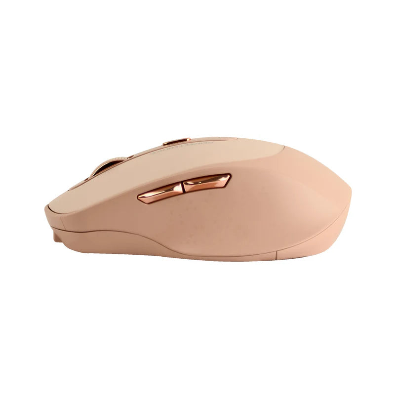 Mouse Inalámbrico Recargable Clic Silencioso Clix | Color Rosa