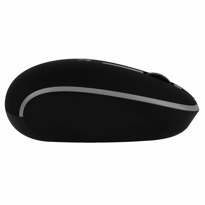 Raton Inalambrico Perfect Choice 2.4 Ghz Conector Dual Usb C Y A - Negro
