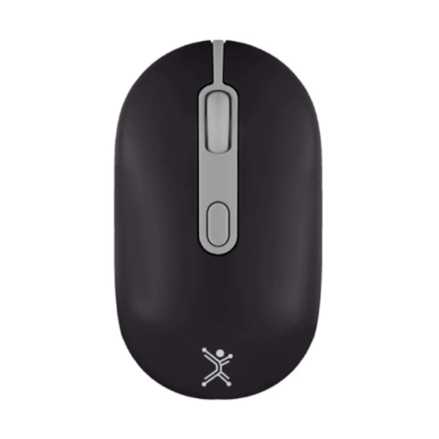 Mouse Recargable Perfect Choice  2.4ghz+Bt Clic Silencioso Colori - Negro