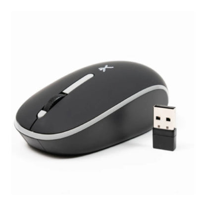 Mouse Recargable Perfect Choice  2.4ghz+Bt Clic Silencioso Colori - Negro
