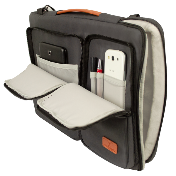 Portafolio Perfect Choice Ashbag Ejecutivo para Laptop 15.6" Color Gris