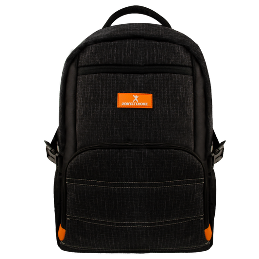 Mochila Perfect Choice Glitch para Laptop 15.6" Color Negro