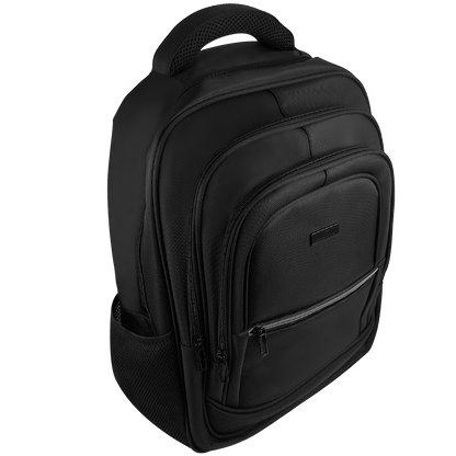 Mochila Para Laptop Perfect Choice Essentials - Negro. Con 4 Compartimentos