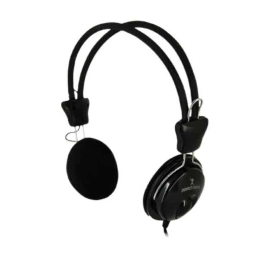 Audífonos Perfect Choice On-Ear Estéreo C/Micrófono 3.5mm Color Negro