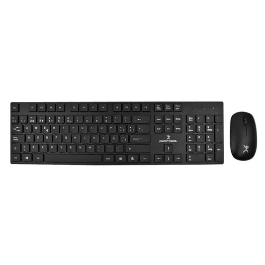 Combo Inalambrico Perfect Choice Silencioso Teclado + Mouse - Resistente A Derrames