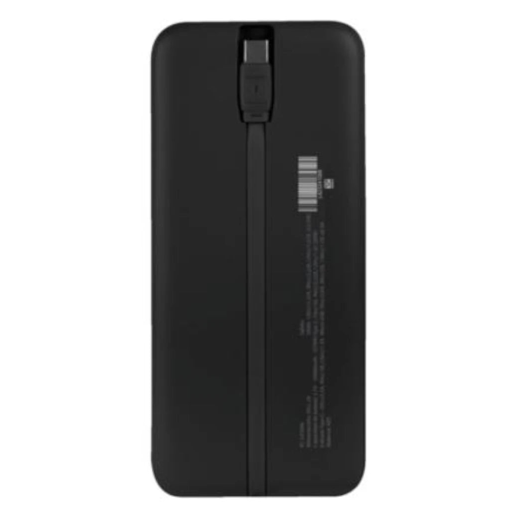 Power Bank Perfect Choice Carga Rápida 22.5W con Cable Tipo C Bolt Negro