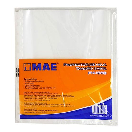 Protector mae hojas bolsa