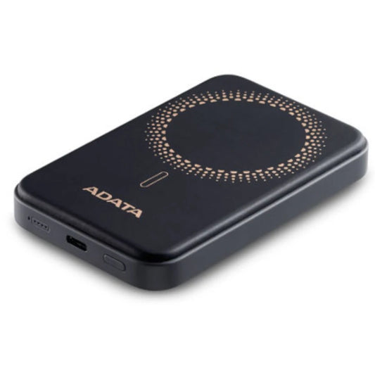 Power Bank Adata R100 Carga Rapida Y Magnetica Inalambrico 10000 Mah Negro.