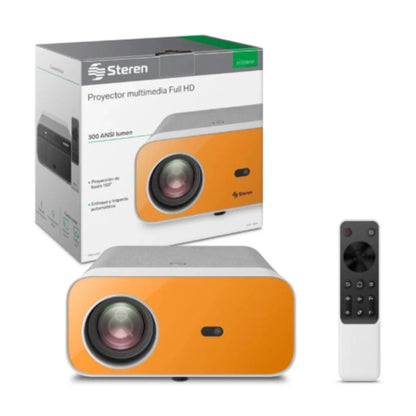 Proyector Multimedia Steren Full Hd 300 Lm Wifi