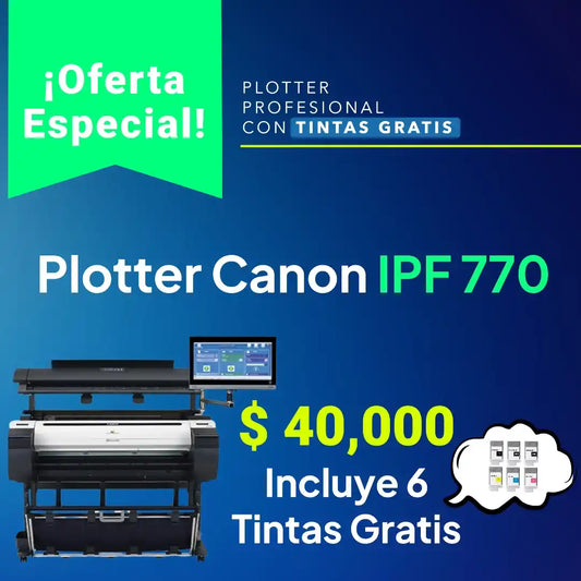 Plotter de impresión Canon iPF770 36 pulgadas Con Escáner de planos 