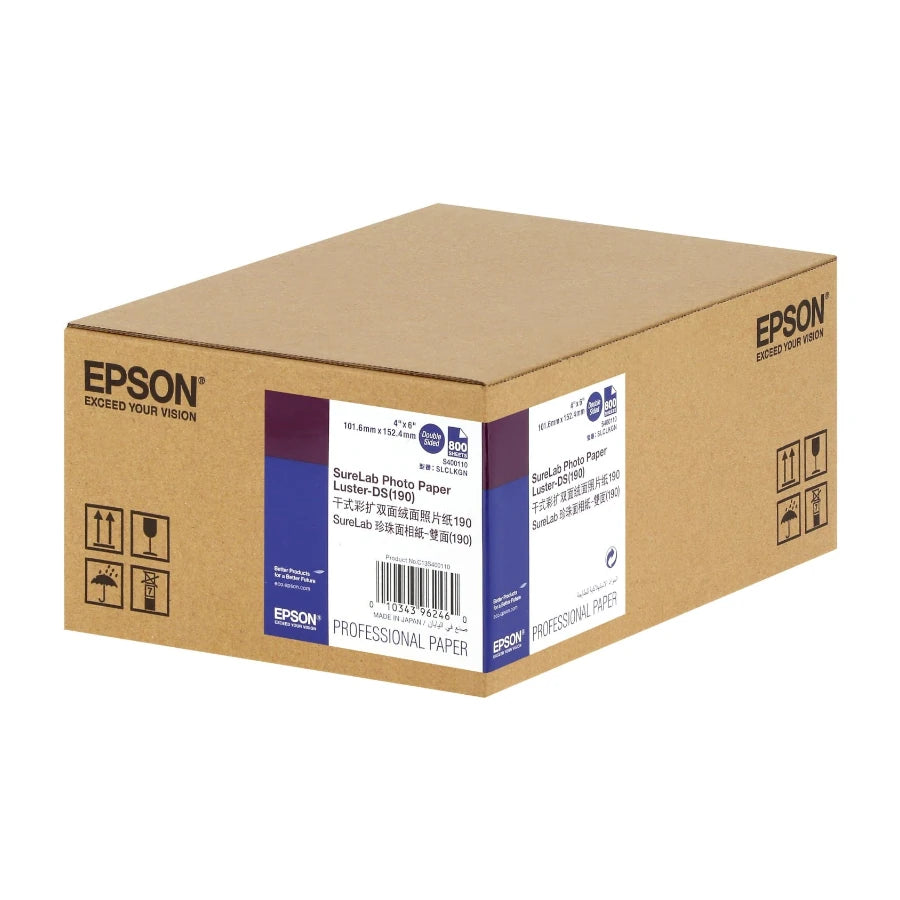 Papel Copiadora Epson GLOSS (225) DS 4X6 800 HOJAS
