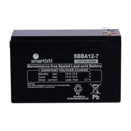 Smartbitt Batería de Reemplazo para No Break Plomo-Ácido 12V 7AH