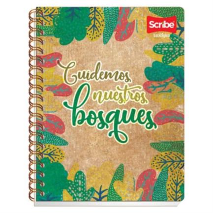 Cuaderno Scribe Espiral Doble Profesional 100H Ecológico 24P