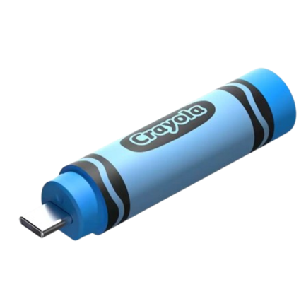 Memoria USB SanDisk Crayola Gen 3.2 Gen 1 Tipo C 128GB Color Cerulean Blue