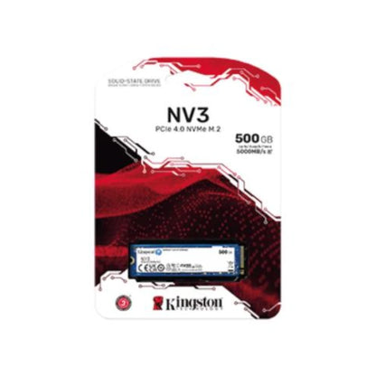 Unidad de Estado Solido SSD Kingston 500 GB SNV3S NVMe PCI Express 4.0 M.2