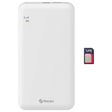 Router Steren WiFi Portátil 4G 2.4GHz/5Ghz Desbloqueado con SIM Inclui ...