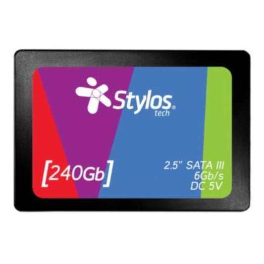SSD Stylos 240GB 2.5" 460MB/s Escritura 510 MB/s Lectura SATA III
