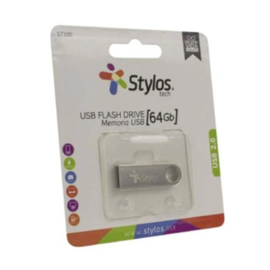 Memoria USB Stylos ST100 64GB Conexion Tipo A 2.0