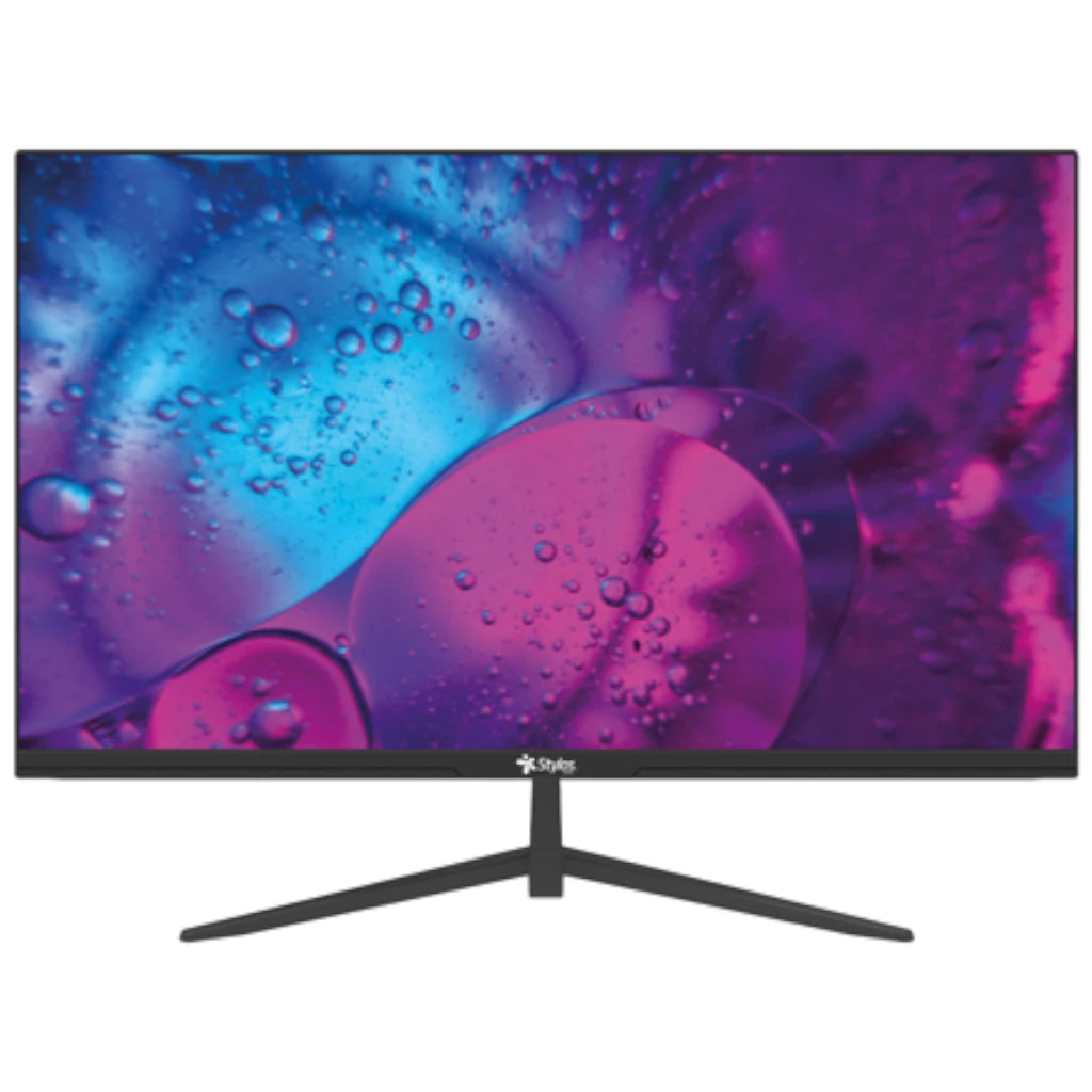 Monitor Stylos 27 Stylos SMOT8 Flat Panel LED HD 75Hz 5ms 1xVGA + 1xHDMI + Vesa 100x100mm Black