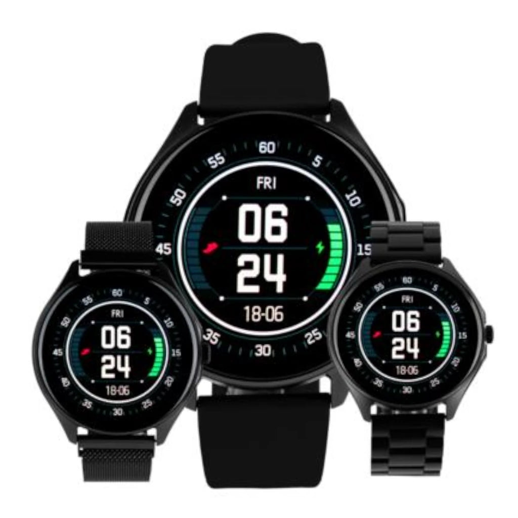 Smartwatch Vorago Sw-505 Redondo Ip67 Bt 5.3 Amoled 1.43 Llamadas 2 Extensibles