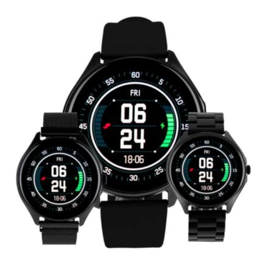 Smartwatch Vorago Sw-505 Redondo Ip67 Bt 5.3 Amoled 1.43 Llamadas 2 Extensibles
