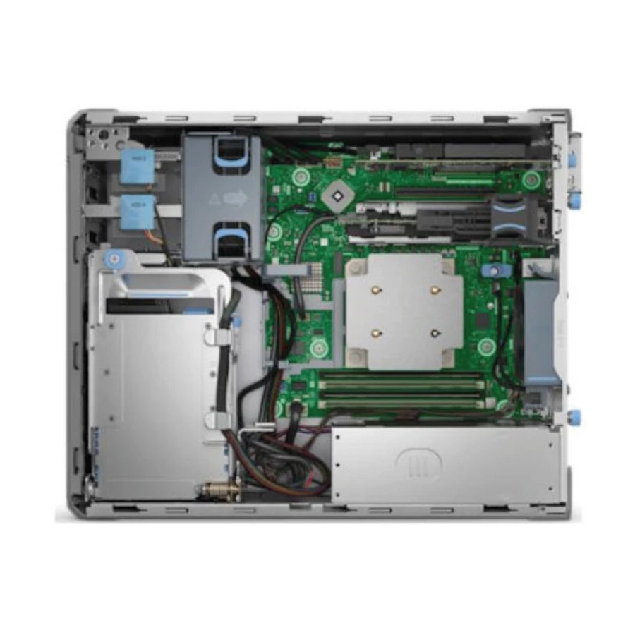 Servidor Dell PowerEdge T160 Intel Xeon E-2434 3.4G 4C/8T Memoria 1x16GB 5600MT/s Disco 1x2TB 3.5 PERC H355 1 Año NBD