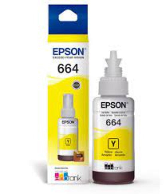 Tinta Epson 664 Amarillo L200 L220 L310