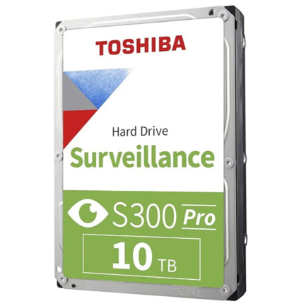 Disco Duro 10 TB Toshiba Surveillance S300 Pro 3.5 para Videovigilancia Serial SATA 6 Gbit/s 7200RPM 512MB Cache