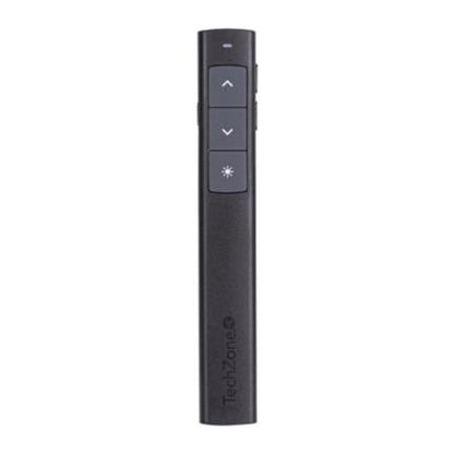 Presentador Láser TechZone con Apuntador 50m Batería AAA 1.5 Vcc Color Negro
