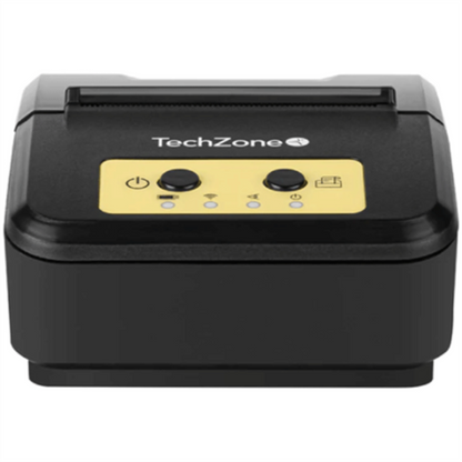 Impresora POS TechZone Térmica Portatil Batería Recargable 80mm/s 203dpi Interfaz USB/BT