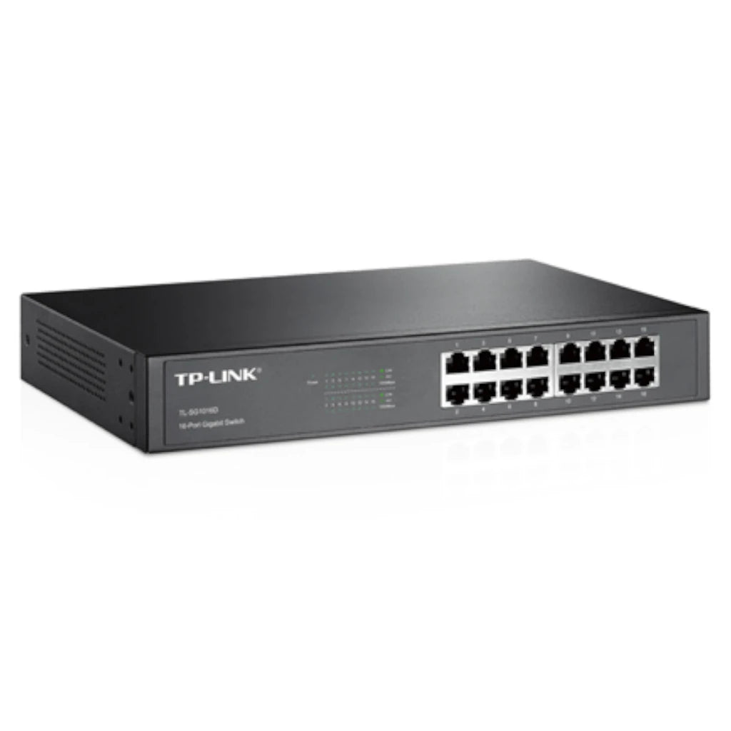 Switch De Escritorio Tp-Link Con Base De Soporte De 16 Puert
