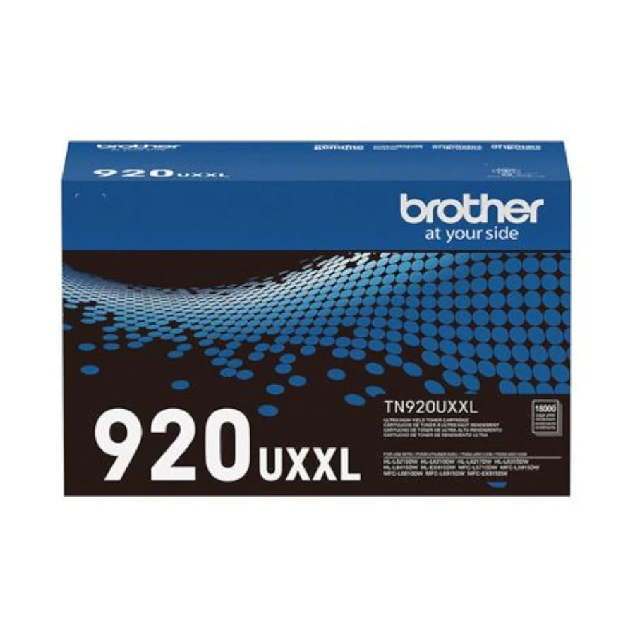 Tóner Brother Valor TN920UXXL Ultra Alto Rendimiento 18000 Páginas Color Negro