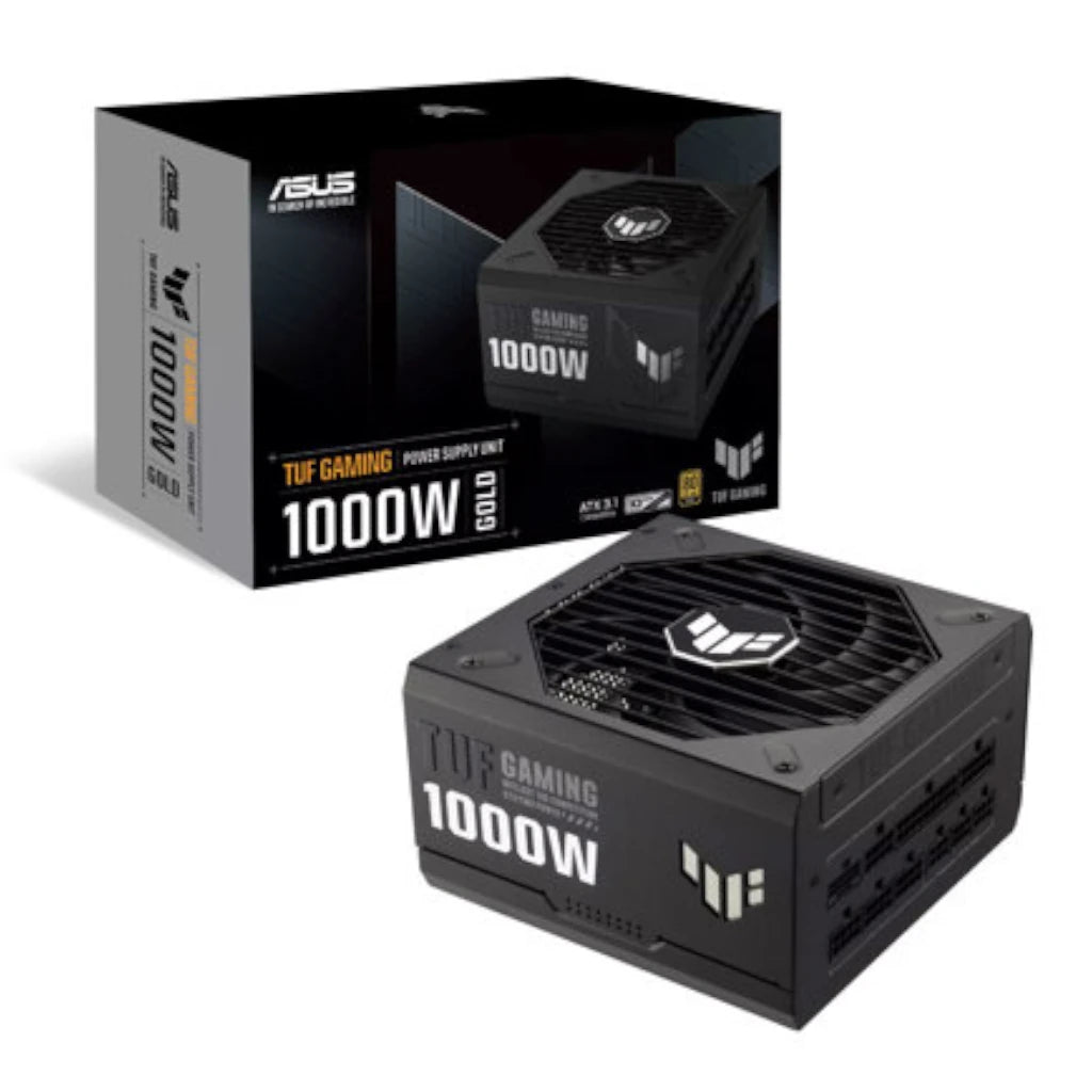 Fuente de Poder Asus TUF Gaming 1000W 80 Plus Gold ATX 12V Modular 20+4 pin PCIe 5.0 Fan 135mm Negro