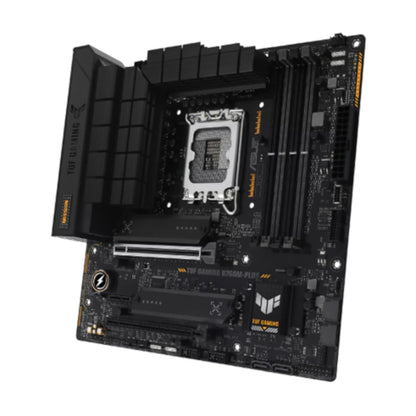 Tarjeta Madre Asus TUF Gaming B760M-PLUS WIFI II 4xDDR5 192GB 7800Mhz PCIe 5.0 M.2 HDMI DP S 1700 13th 14th mATX Wi-Fi6E