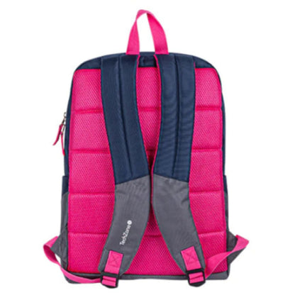 TechZone Rainbow Mochila Amarilla y funcional con diseño vibrante compartimientos acolchados para laptop y tablet
