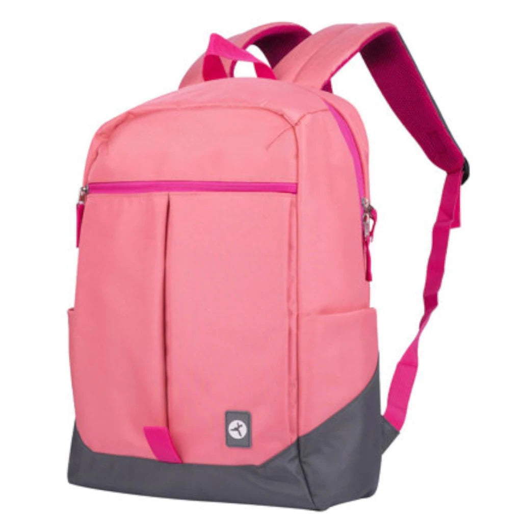TechZone Rainbow Mochila Amarilla y funcional con diseño vibrante compartimientos acolchados para laptop y tablet