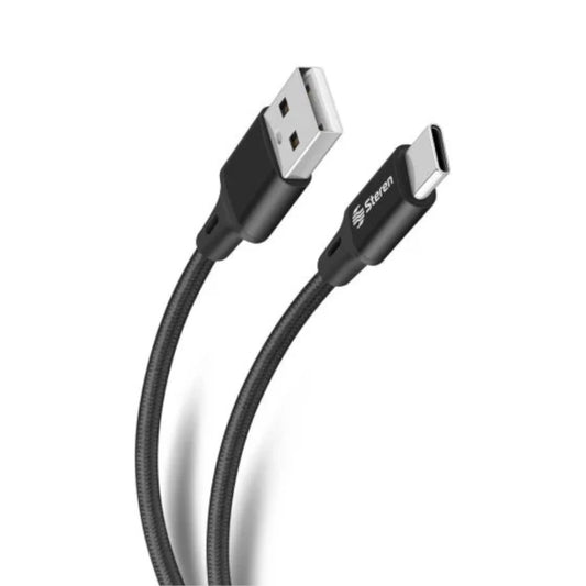 Cable Steren Usb A Usb C Tipo Cordon 1.9m